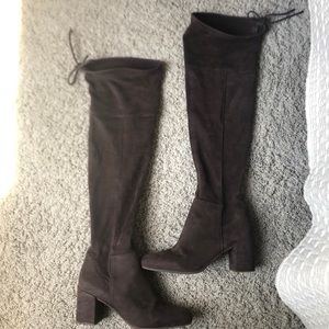 Franco Sarto over the knee brown boots